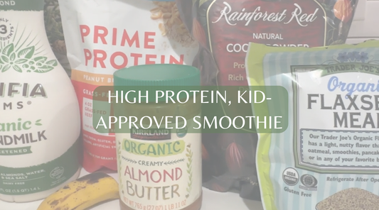 High-Protein, Kid-Approved Chocolate Peanut Butter Smoothie